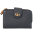 Gucci Medium GG Bamboo Wallet, &pound;180, Accessories, Black, Leather, Front view